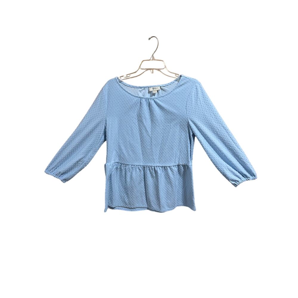Style & Co Light Blue Women’s Top - Size M